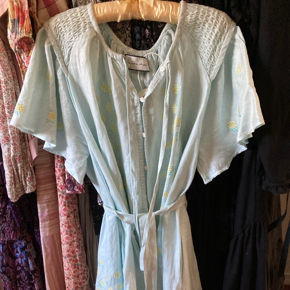 TRADE or sell, Innika Choo Hugh Jesmok Midi Smock Dress, NWT and belt!